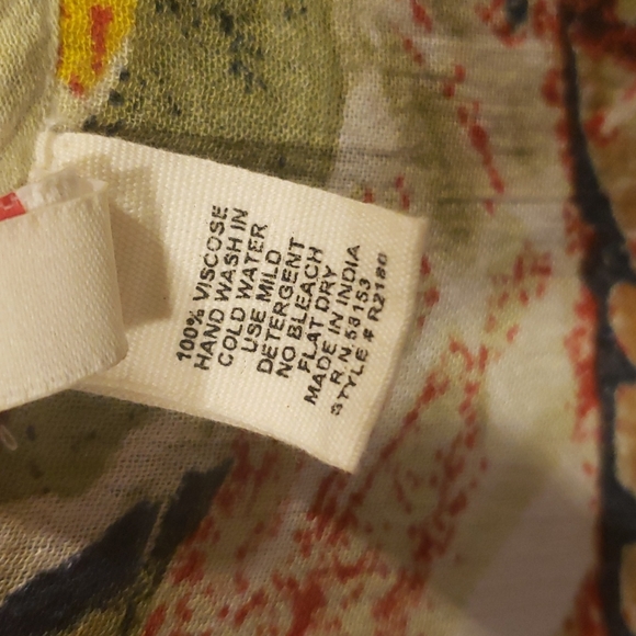 RAGA sleeveless, tropical, mini-dress, rope detail on back & shoulder, size L - Picture 7 of 8